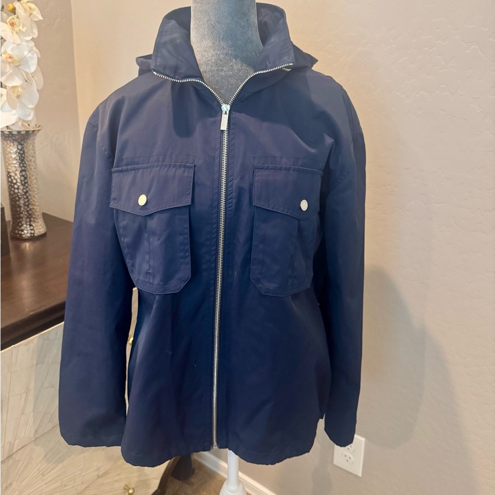 Karl Lagerfeld Jacket Navy Blue in Size Small EUC